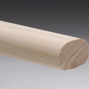 Pine Oval Handrail with 12mm rebate and fillet