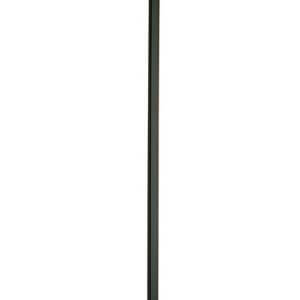 Plain Square Black Metal Balcony Baluster