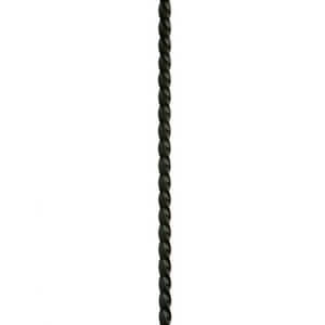 Twist Black Metal Balcony Baluster