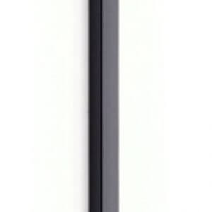 Plain Square Black Metal Stair Flight Baluster