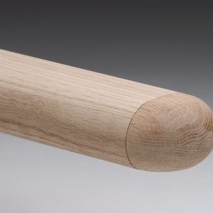 American Oak Oval Handrail End Cap