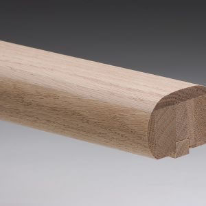 American Oak Oval Handrail with 12mm rebate and fillett